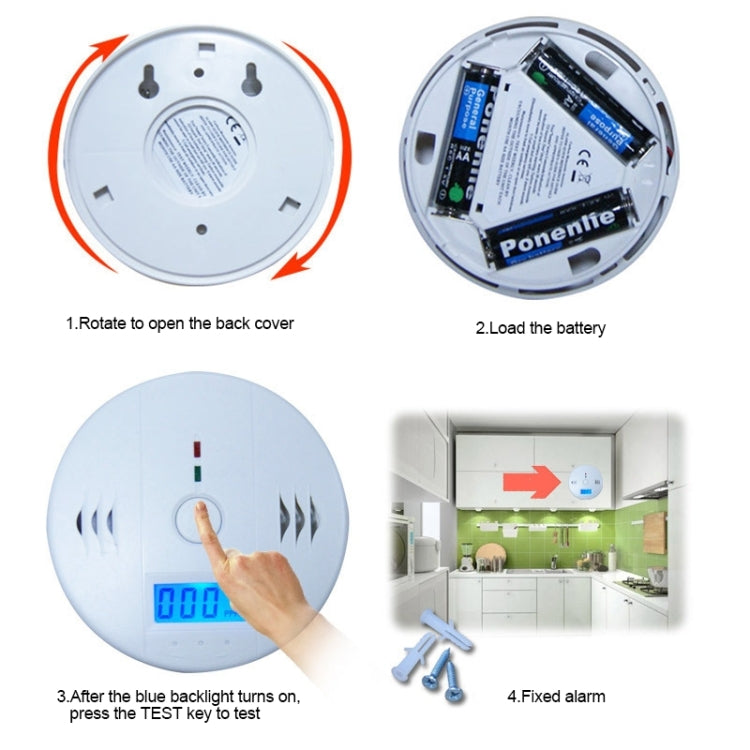 Gas Carbon Monoxide Detector Sensor Unit LCD CO Safety Alarm Tester, CO999 Gas Carbon Monoxide Detector Sensor Unit LCD CO Safety Alarm Tester, CO999